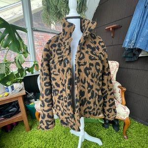 Leopard Print Coat